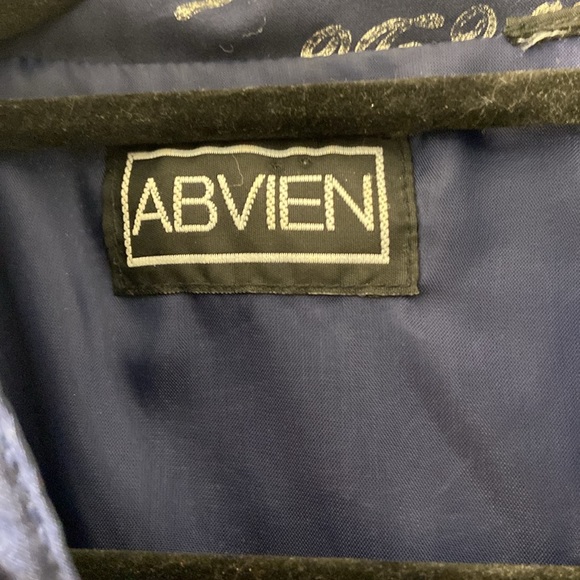 Abvien Vintage Navy and Silver Bomber Style Jacket - Picture 4 of 7